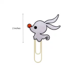 ReelFun Halloween Horror Ghost Dog Planner Paper Clips, Bookmark, Back to School Supplies