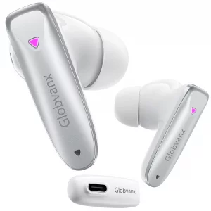 Globvanx V2 Wireless Gaming Earbuds with 20ms Low Latency, 2.4GHz USB-C Dongle & Bluetooth 5.4  Designed for Meta Quest 3S, Quest 3, Quest 2, PS5, P