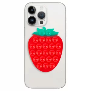 CIEO Silicone Phone Grip, Strong Suction, Fruit Shaped Phone Holder,Suitable for Selfies and Videos on Mirrors, bathrooms and Smooth Surfaces, Compat