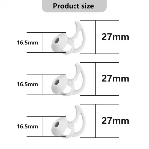MMYQXI Earbud Replacement Tips Silicone Earbud Tips Eartips Compatible with Bose Quietcomfort and Sport Headphone Earbud Rubber Tips Ear Bud Covers S