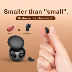 Xmenha Mini Invisible Earbuds Wireless Bluetooth Low Profile Micro Tiny Smallest Discreet Sleeping Sleep Earbuds for Small Ear Canals Sleep Sleeping 