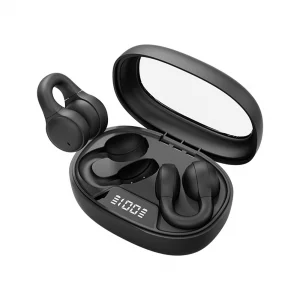 Wireless Ear Clip On Earbuds Open Ear Wireless Ear Clip On Cuff Headphones Bluetooth Bone Conduction Earbuds Earphones Bone Conduction Headphones Ope