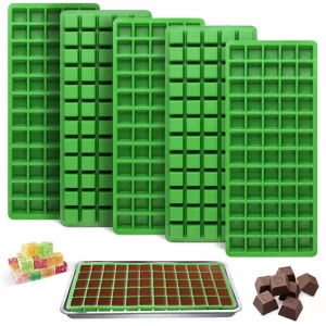 5 Pcs Silicone Food Molds for Harvest Right Freeze Dryer, Medium Tray Compatible Dividers for Freeze Drying Fruits, Candy, Chocolate, Pet Treats - BP
