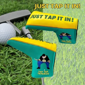 Funny Golf Putter Headcover, Perfect Golf Gift for Men and Women, Golf Accessories for Golfers - Tap Tap Taparoo