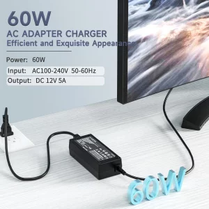 12V AC Power Cord Charger for Dell Monitor 27