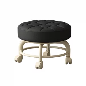 Low Height Rolling Stool with Wheels Heavy Duty Rolling Stools 360 Degree Rotating for Home Cleaning Garage Fix Stool Outdoor Office Working Flooring