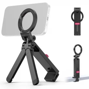 ULANZI Airplane Phone Holder, MA88 Magnetic Phone Tripod for Flying Desk Office,360 Rotation Selfie Stick for Magsafe iPhone 17/16/15/14/13/12, Airp
