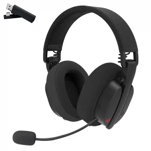 Redragon H888 Wireless Gaming Headset with 7.1 Surround Sound, Tri-Mode Gaming Headphones, 168G Lightweight Design - Detachable Mic - 40MM Driver Sof