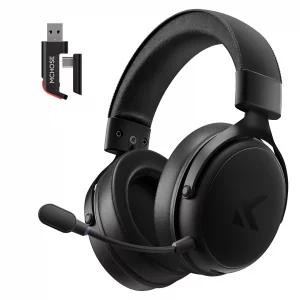 MCHOSE V9 PRO Wireless Gaming Headset 7.1 Surround Sound for PS5 PS4 PC SWITCH TOPSPEED Gaming Headphones with Noise Canceling Mic, 250Hr Battery, Lo