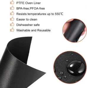 SIUDANGKA Oven Liners for Bottom, 3 PCS Air Fryer Liners Reusable Compatible With COSORI 11-in-1 Air Fryer Toaster Oven Drip Pan Teflon Sheets Mat fo