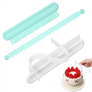 WJIAAA Cake Arc Ruler, 2 Set Fondant Cake Arch Guide Tool Cakes Curved Decorating Tools Swag Marker for Cakes Decorating Baking Measure Pastry Distan