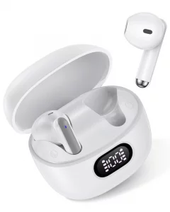 Wireless Ear Buds Bluetooth 5.3 Earbuds, iPhone 17 16e Earphones Headphone for iPhone 16 Pro Max/15/14/13, Samsung Galaxy A17 S25 Ultra, Google Pixel