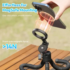 ULANZI MT30 Magnetic Flexible Tripod for iPhone 17-12 Series with 1/4