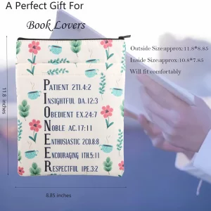 FEELMEM Bible Verse Pioneer Gift JW Baptism Gift Pioneer Book Sleeve Jehovah Witness JW Ministry School Graduate