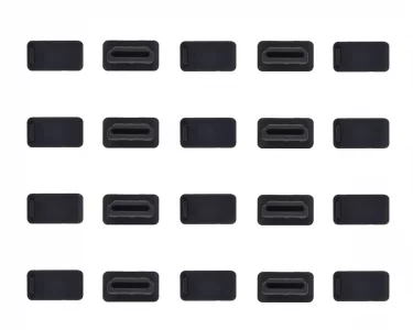 20 Pcs HDMI Dust Cover Plugs, HDMI Female Prot Dust Cap Protector Stoppers for TV, Laptop, Computer, Other Devices with 2 Cleaning Brushes