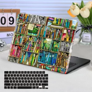 Compatible with MacBook Air 13 inch Case 2021 2020 2019 2018 Release A2337 M1 A2179 A1932, Funut Laptop Plastic Hard Shell Case Protective Cover for 