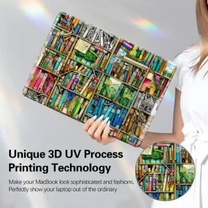 Compatible with MacBook Air 13 inch Case 2021 2020 2019 2018 Release A2337 M1 A2179 A1932, Funut Laptop Plastic Hard Shell Case Protective Cover for 