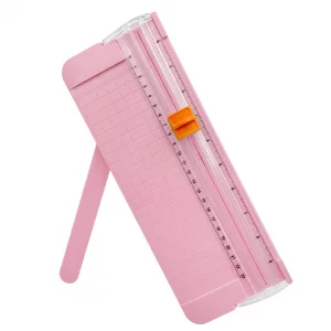 QYQRQF Paper Cutter, A4 Paper Trimmer with Security Safeguard & Side Ruler Portable Straight Edge Cutter for Scrapbooking Craft Paper, Photos, Label,