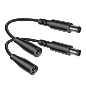 YAODHAOD DC 7.4mm x 5.0mm Adapter Converter Cable Compatible with Dell HP Laptops DC 4.5x3.0mm Female to 7.4x5.0mm Male Dedicated Converter Power Cor