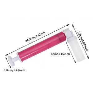 Manual Airbrush for Decorating Cakes,Airbrush Pump Coloring Spray Gun with 4pcs Cake Spray Tube,DIY Baking Cake Airbrush Pump Tools for Cakes Cookies