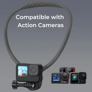 Magnetic Neck Mount for Phones,Neck Phone Holder for Recording,Hands Free POV/Vlog Cell Phone Holder for Phone Android iPhone 16 15 14 13 12 Seires,C