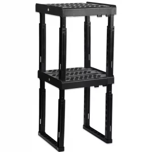 Svartur Adjustable Locker Shelf Organizer  Back to School Essentials Locker Organizer for Girls & Boys  Expandable Height & Width, Stackable, Durab