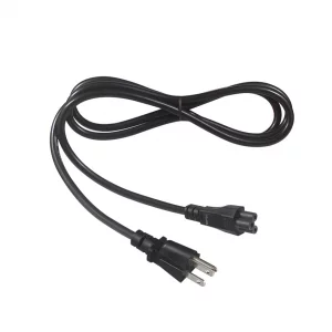 US Standard Laptop Power Cord - 2 FT/ 24 inch 18AWG NEMA 5-15P to Iec 60320 C5 Universal 3 Prong AC Power Cable Replacement Desktop Charger 3 Pin 10A