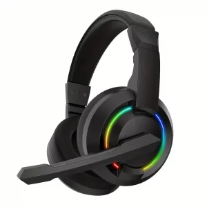 Gaming Headset for PS4 PS5 PC Mac Xbox Series X,Noise Canceling Headphones with Microphone, PG2 Computer Headset with 3.5mm Jack & RGB Black