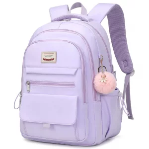 YOJOY Laptop Backpack 15.6 Inch College Backpacks for Women, School Backpack for Girls,Students Aesthetic Anti Theft Travel Daypack Large Bookbags Mi