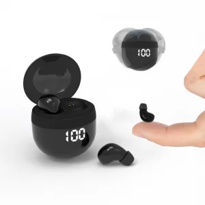 Small Mini Invisible Earbuds for Work Wireless Bluetooth Tiny Low Profile Micro Smallest Discreet Earbuds Hidden for Work Small Ear Buds Tiny Mini In
