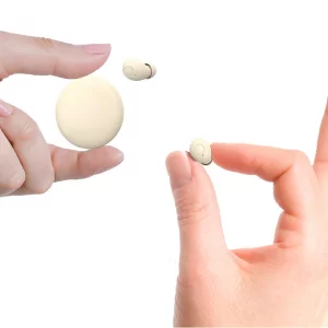 Xmenha Small Mini Invisible Earbuds Wireless Bluetooth for Small Ears Low Profile Tiny Discreet Hidden Sleeping Earbuds for Work Sleep Ear Buds Invis