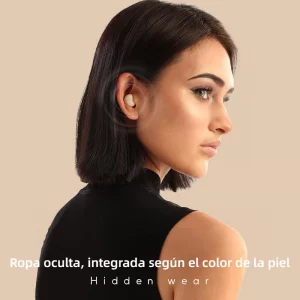 Xmenha Nude Invisible Hidden Smallest Earbuds Small Wireless Bluetooth Mini Micro Tiny Ear Buds Sleep Earbuds for Work Sleepping Buds Invisible Earph