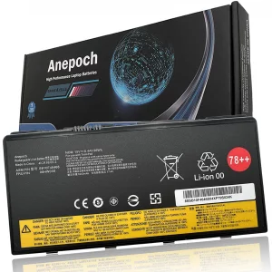 Anepoch 00HW030 SB10F46468 78+ 78++ Laptop Battery Replacement for Lenovo ThinkPad P70 P71 Series Notebook SB10F46468 01AV451 4X50K14092 15V 96Wh 640