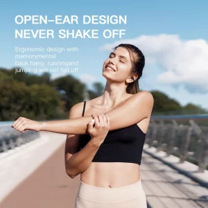 Xmenha Clip On Ear Clips Ear Buds Open Ear Headphones Wireless Bluetooth Ear Clip Bone Conducting Conduction Headphones Earphones Headset Bone Conduc
