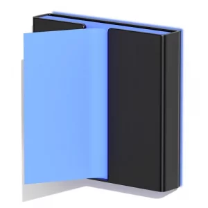 Sticky Note Dispenser, Magnetic Sticky Note Holder for Post It Notes, 3 x 3 Inch Sticky Note Organizer for Office Home Classroom, Black