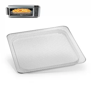 Replacement Air Fryer Basket for Ninja Foodi SP101 Air Fry Oven?Air Fryer Basket for Ninja Foodi Air Fryer Accessories,Stainless Steel Tray for Ninja