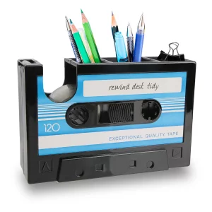 YXQ Fun Tape Dispenser Novelty Unique Pen Dispenser Cool Retro Desk Accessories?Blue