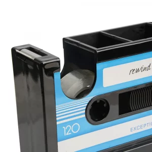 YXQ Fun Tape Dispenser Novelty Unique Pen Dispenser Cool Retro Desk Accessories?Blue