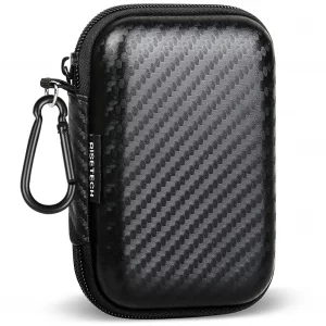 Earbud Case, RISETECH Earphone Carrying Case Holder Storage Mini Bag Headphone Small Pouch Cell Phone Accessories Organizer for EarPods Airpods Beats