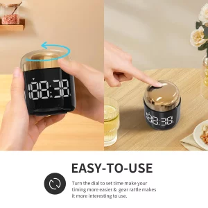 MeesMeek Digital Kitchen Timer,Countdown Countup Timer with Large LED Display Volume Adjustment,Timer for Cooking, Classroom Time for Kids and Teache