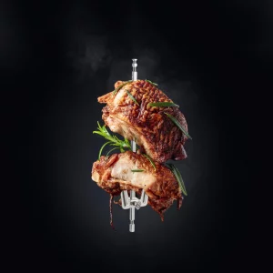 DOITOOL Stainles Steel Air Fryer Fork, Air Fryer Accessories Replacement Parts, Roast Chicken Fork Fish Meat Grilling for BBQ Home Kitchen Outdoor, 9