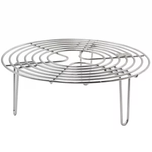 Round Steamer Rack and Cooling Rack,Stainless Steel Pot Trivet, Cooking Rack,Wire Steamer Kettle Rack Holder, Air Fryer Cooking Steamer Rack for Baki
