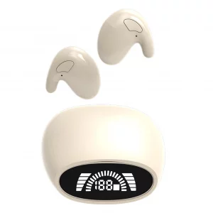 Loluka Wireless Sleep Earbuds for Side Sleepers Soft Comfortable Sleeping in Bed Ear Buds on Side Invisible Earphones Bluetooth Nighttime Sleeping Fl