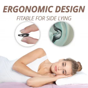 Loluka Wireless Sleep Earbuds for Side Sleepers Soft Comfortable Sleeping in Bed Ear Buds on Side Invisible Earphones Bluetooth Nighttime Sleeping Fl