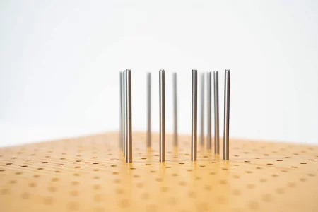 Stainless Steel Pins for Easy Crochet Wooden Blocking Board (12 cm / 4.72in) Extra Long Pack of 40