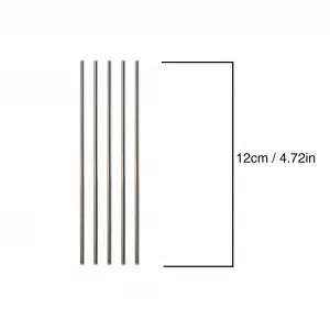 Stainless Steel Pins for Easy Crochet Wooden Blocking Board (12 cm / 4.72in) Extra Long Pack of 40