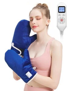 Heated Gloves for Arthritis Hands - Electric Heating Mittens 30s Fast Heat Therapy for Carpal Tunnel Pain Relief - Hand Heating Pad Treatment Wrist F