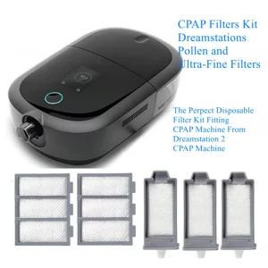 CPAP Filters, for DreamStation 2 Filter Kit Replacement Filters, 3 Reusable Pollen Filters and 6 Disposable Ultra-Fine Filters Kit for Dream Station 