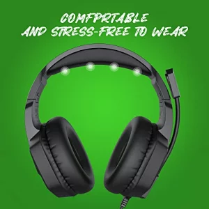 EKSA Fenrir S Gaming Headset for Xbox Series X/S, Xbox One, PS5, PS4, PC, Switch - Noise Cancelling Microphone, Comfortable Ear Pads, 50 mm Drivers, 