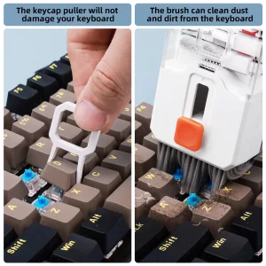 Keyboard Cleaning Kit Laptop Cleaner, 10-in-1 Computer Screen Cleaning Brush Tool, Multi-Function PC Electronic Cleaner Kit Spray for iPad iPhone Pro